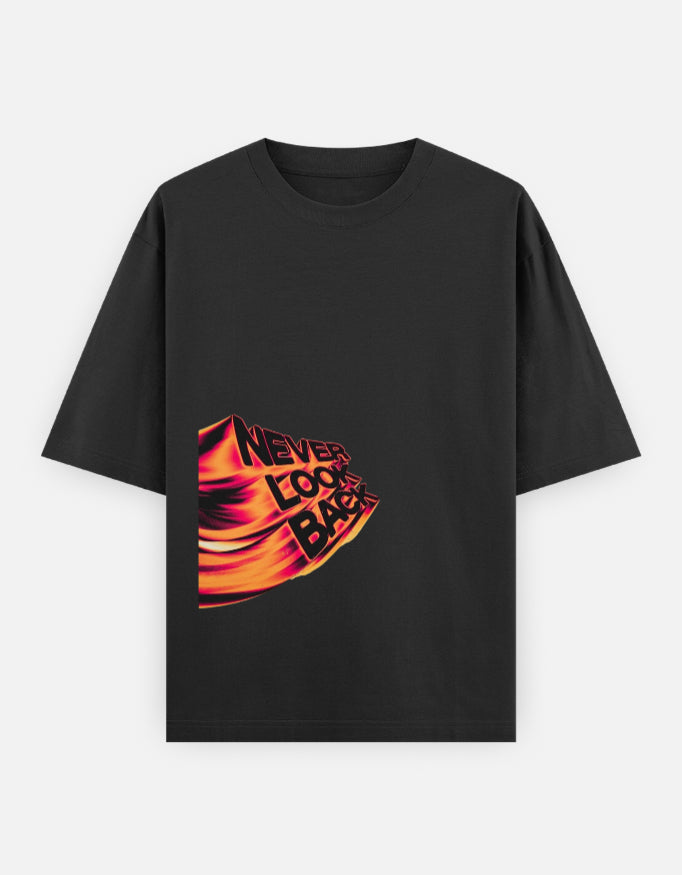 Never Look Back Oversized Tee – Kairo Streetwear