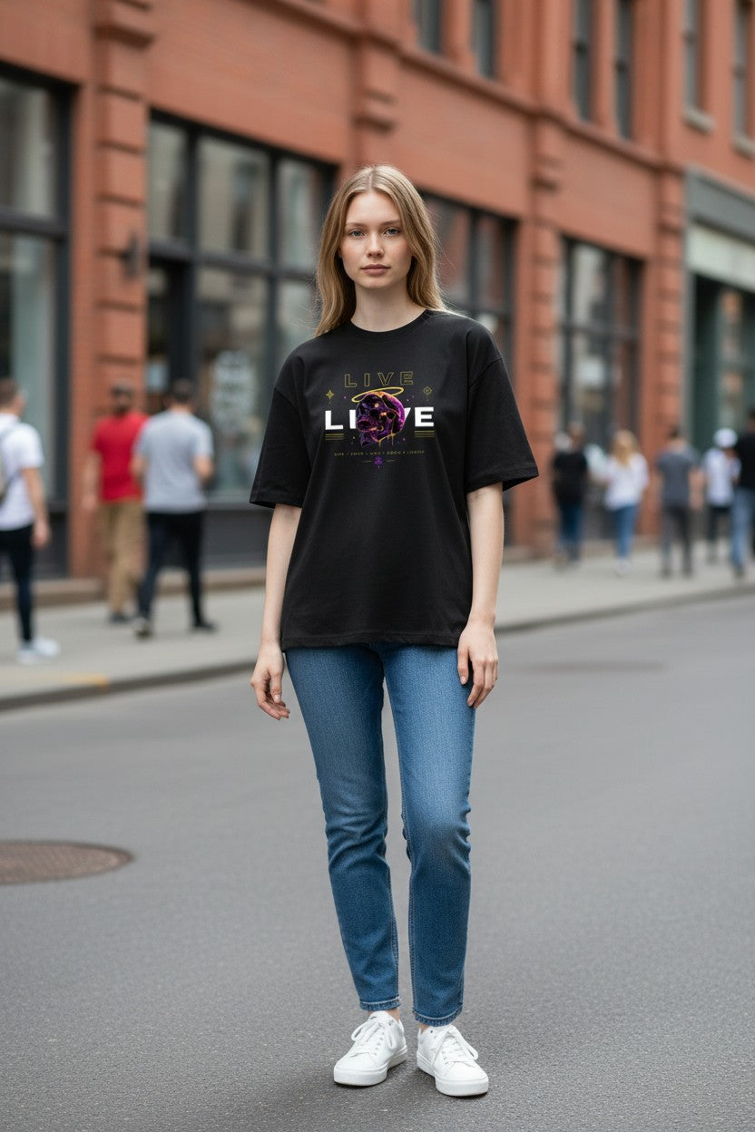 Live Skull Oversized Tee – Kairo Streetwear