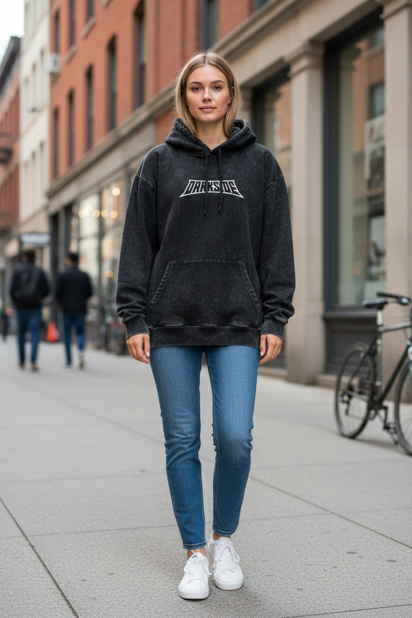 Darkside Acid Wash Hoodie – Premium  Streetwear | Kairo