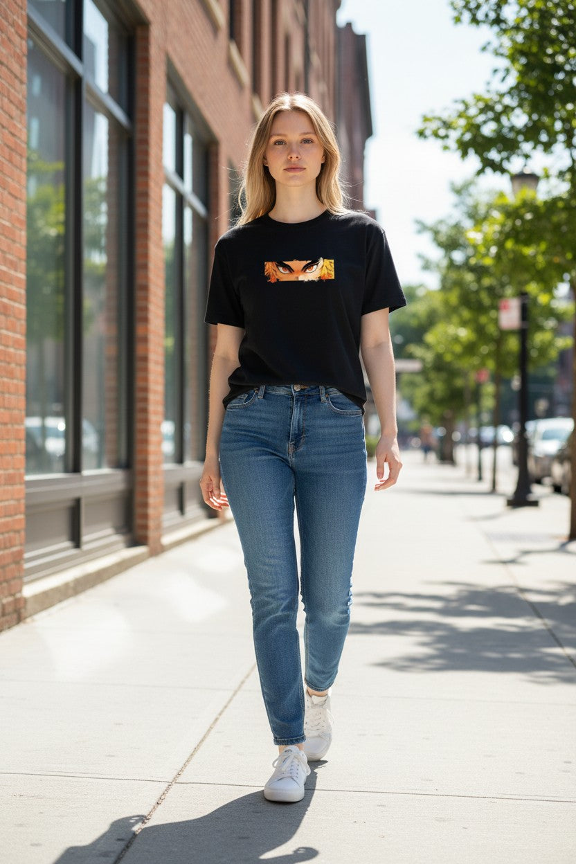 Rengoku Flame Hashira Tee – Kairo Demon Slayer Streetwear