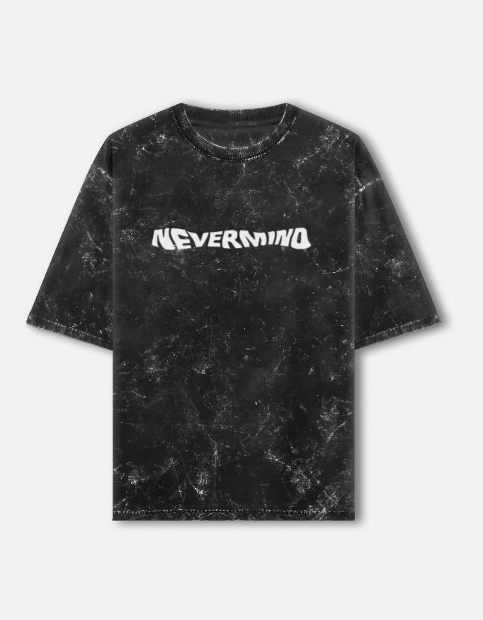 Nevermind Acid Wash Oversized Tee – Kairo Streetwear