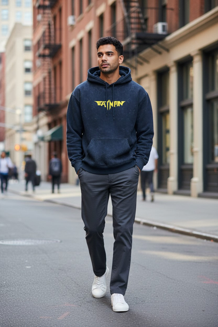 Batman Acid Wash Hoodie – Premium  Streetwear | Kairo