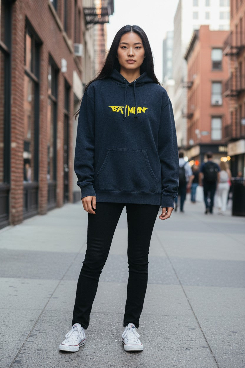 Batman Acid Wash Hoodie – Premium  Streetwear | Kairo