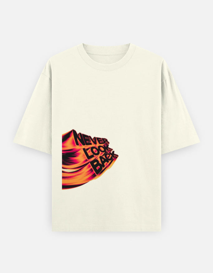 Never Look Back Oversized Tee – Kairo Streetwear