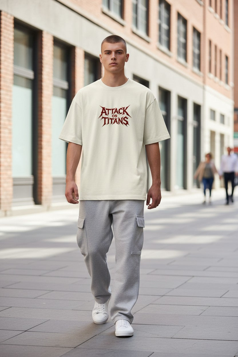 Eren Yeager Oversized Tee – Kairo Attack on Titan Streetwear