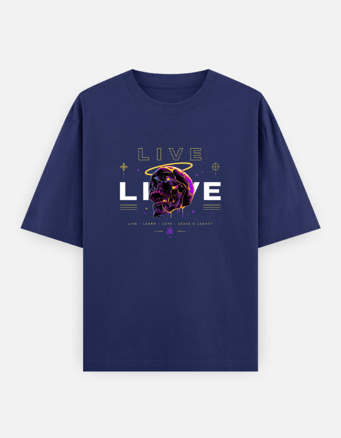 Live Skull Oversized Tee – Kairo Streetwear