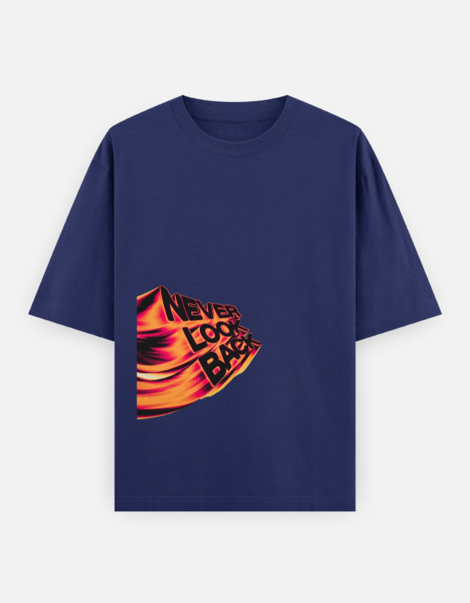 Never Look Back Oversized Tee – Kairo Streetwear