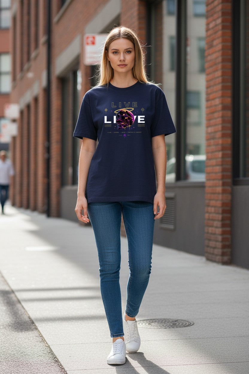 Live Skull Oversized Tee – Kairo Streetwear