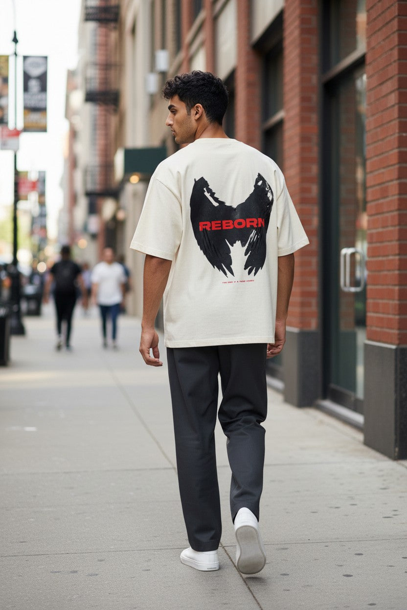 Reborn Oversized Tee – Kairo Streetwear