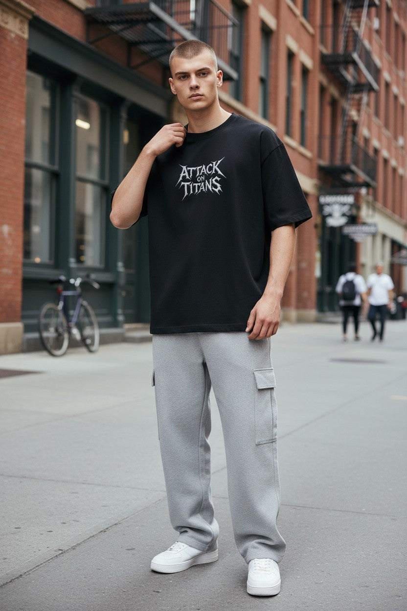 Eren Yeager Oversized Tee – Kairo Attack on Titan Streetwear