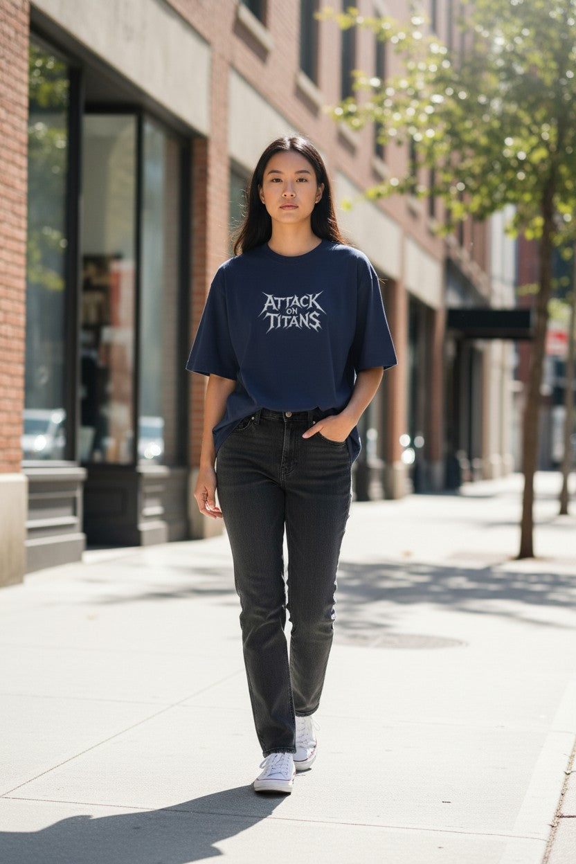Eren Yeager Oversized Tee – Kairo Attack on Titan Streetwear