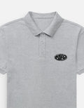Kairo Grey Embroidered Polo Shirt – 100% Cotton Airtex