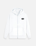 Heavyweight Zip-Up Hoodie – Premium White Streetwear | Kairo