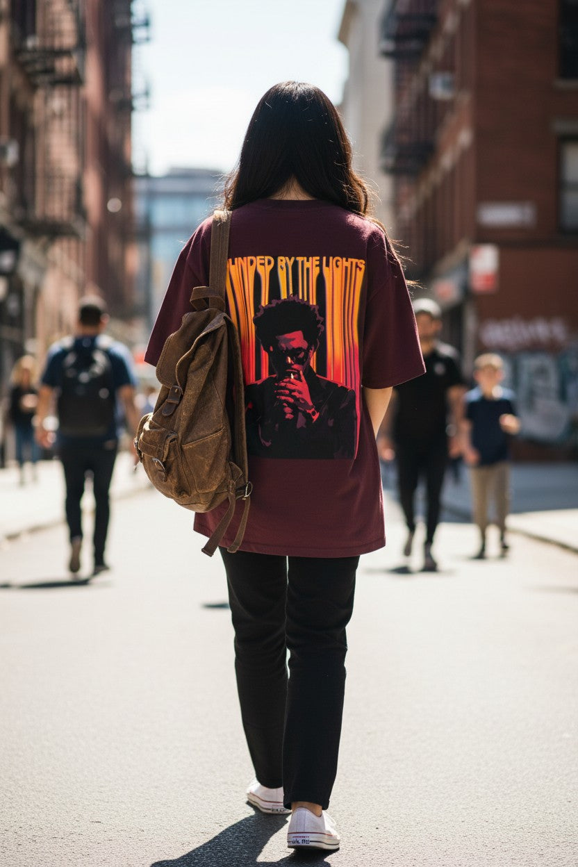 Blinded By The Lights Oversized Tee – Kairo Music Streetwear