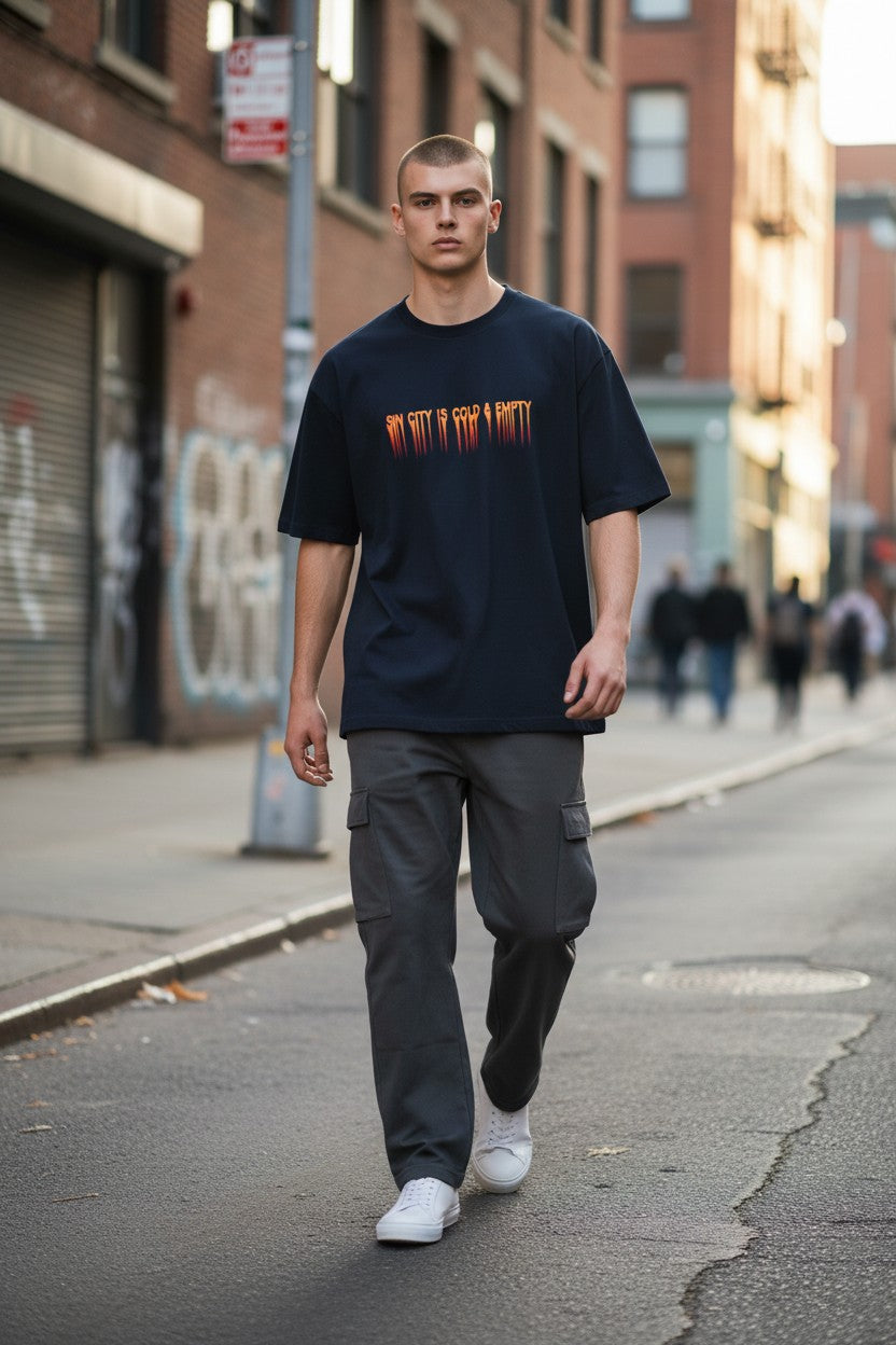 Blinded By The Lights Oversized Tee – Kairo Music Streetwear