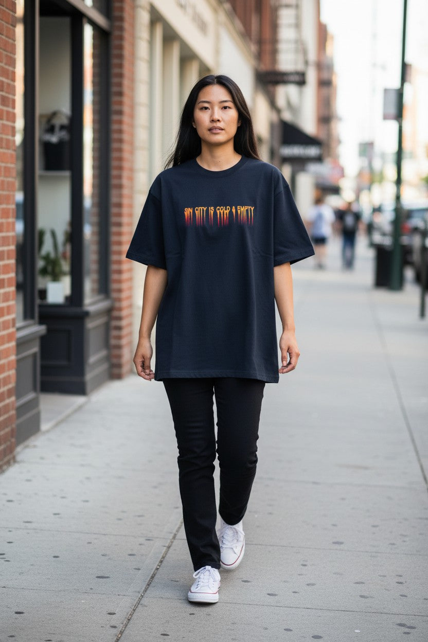 Blinded By The Lights Oversized Tee – Kairo Music Streetwear