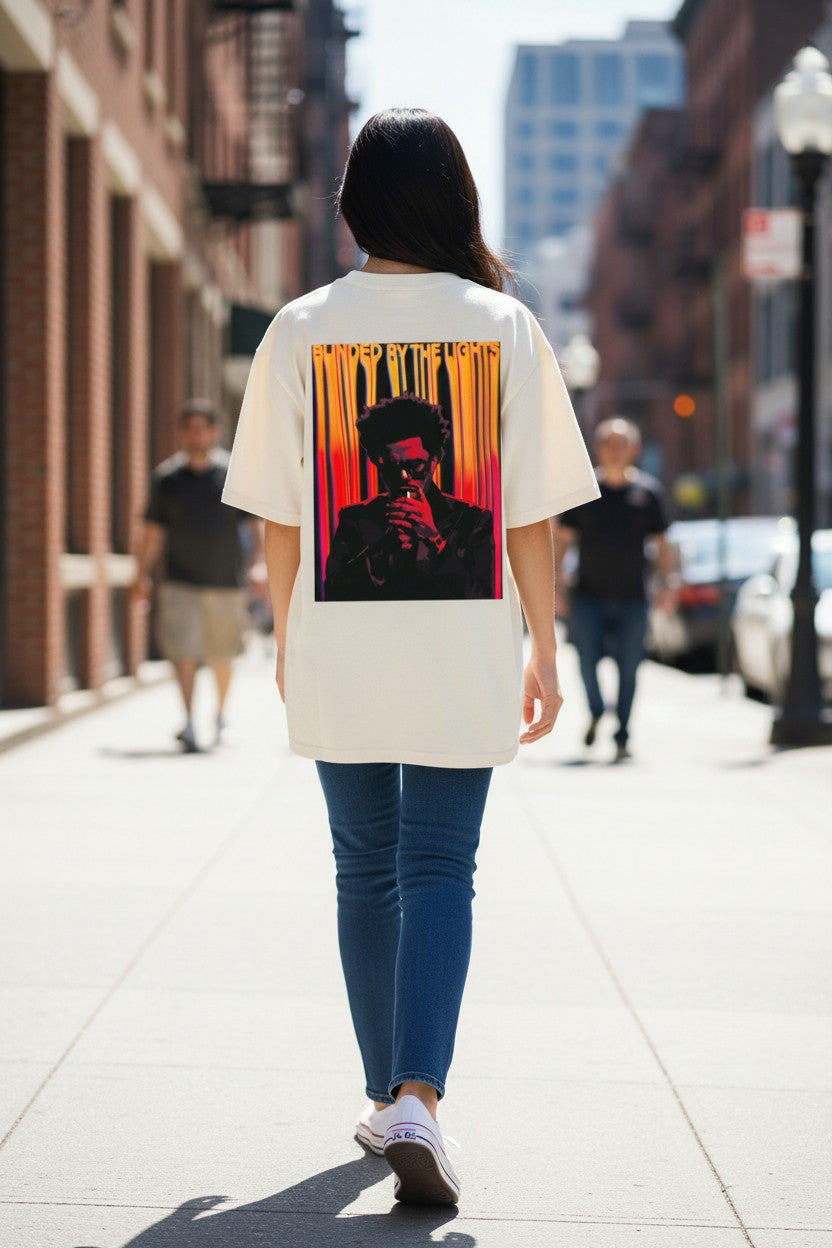 Blinded By The Lights Oversized Tee – Kairo Music Streetwear