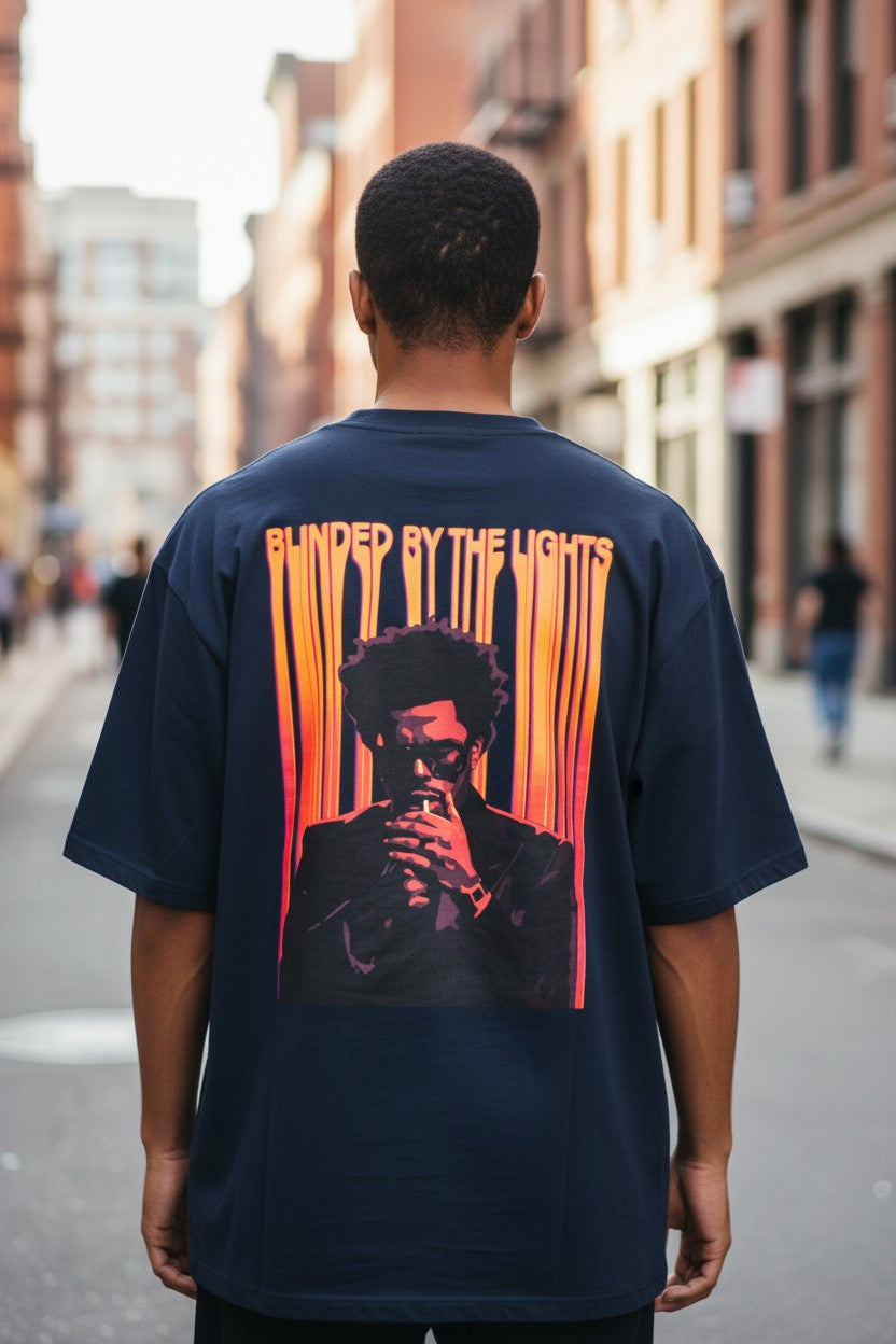 Blinded By The Lights Oversized Tee – Kairo Music Streetwear