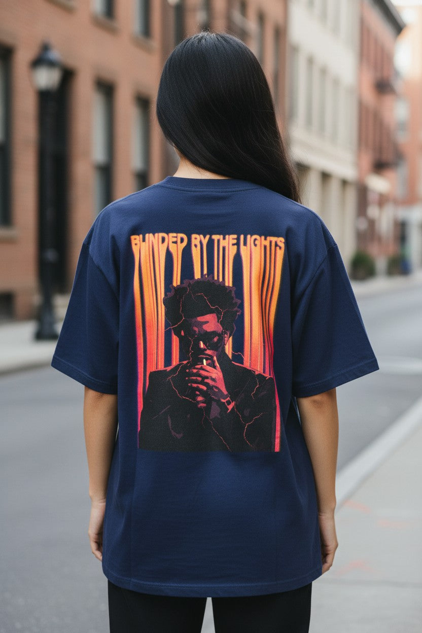 Blinded By The Lights Oversized Tee – Kairo Music Streetwear