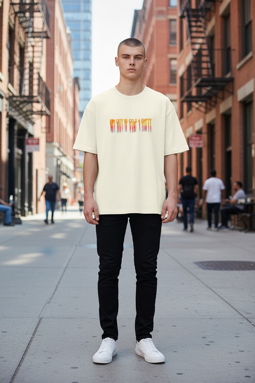 Blinded By The Lights Oversized Tee – Kairo Music Streetwear