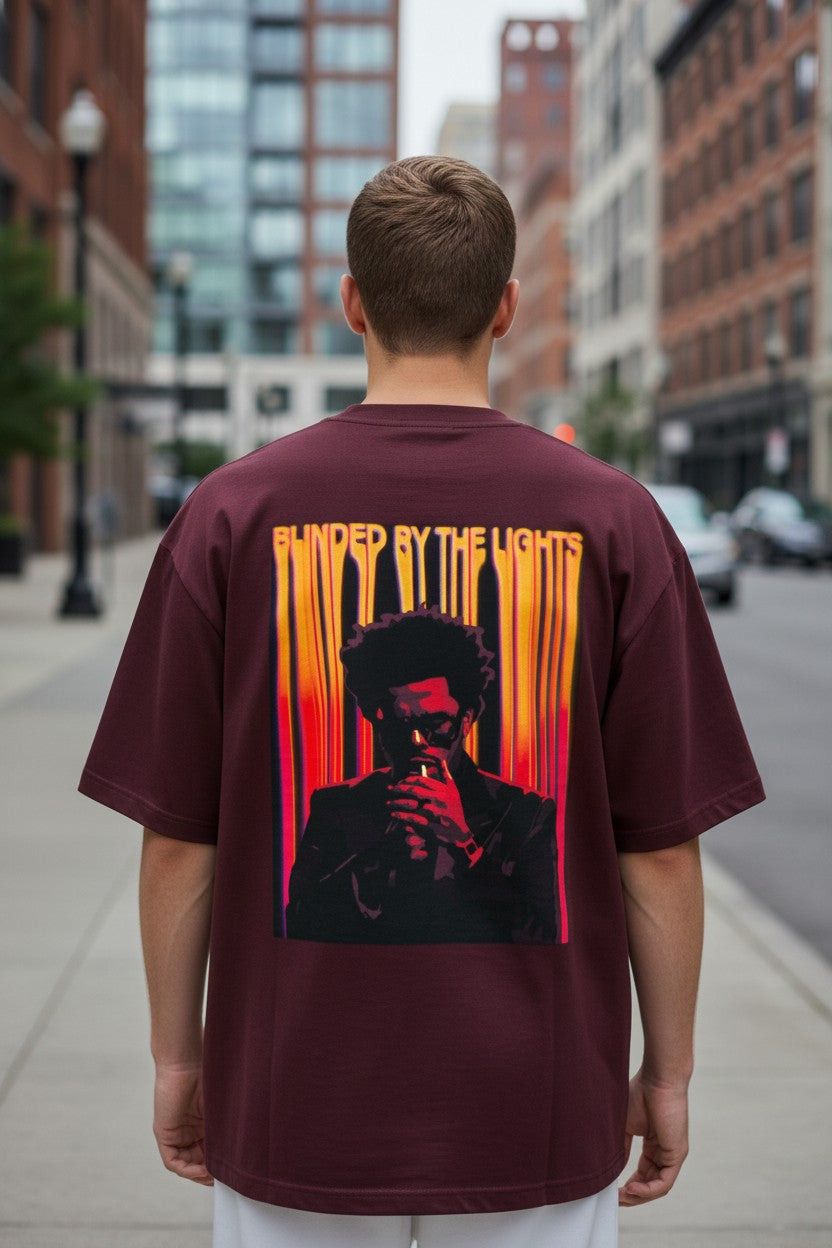 Blinded By The Lights Oversized Tee – Kairo Music Streetwear