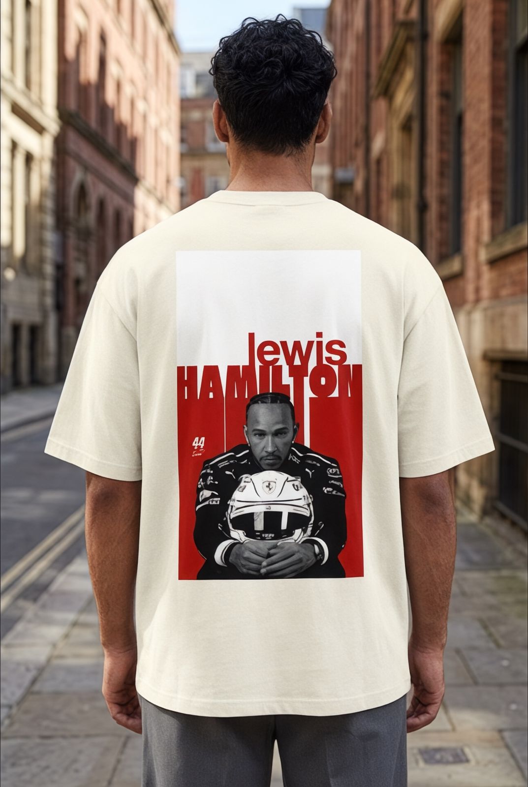Lewis Hamilton 44 Oversized Tee – Kairo F1 Streetwear