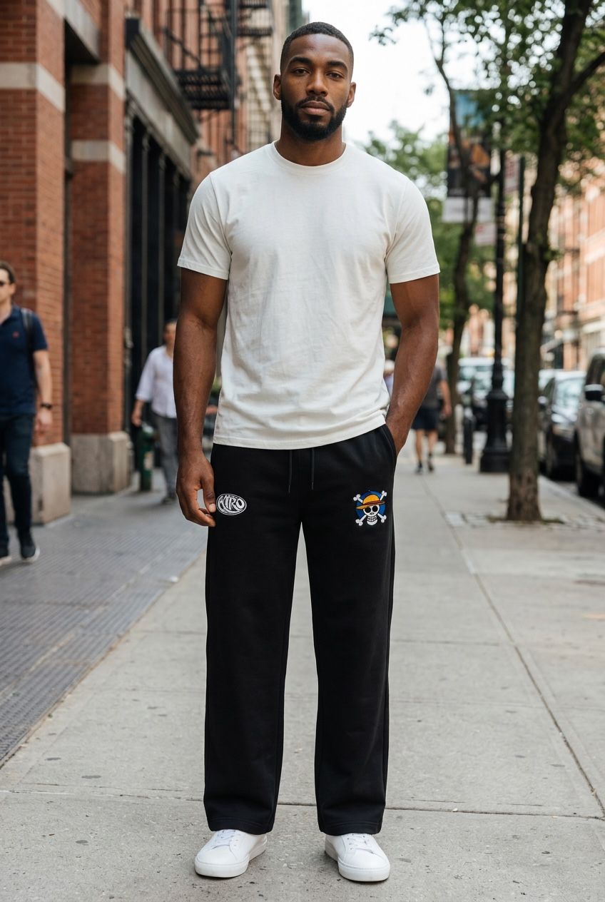 Straw Hat Pirates DTF Print Sweatpants