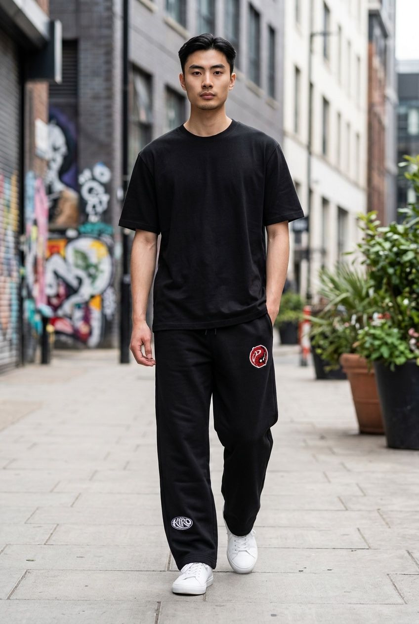 Nishikigoi Print Unisex Sweatpants –Terry Cotton