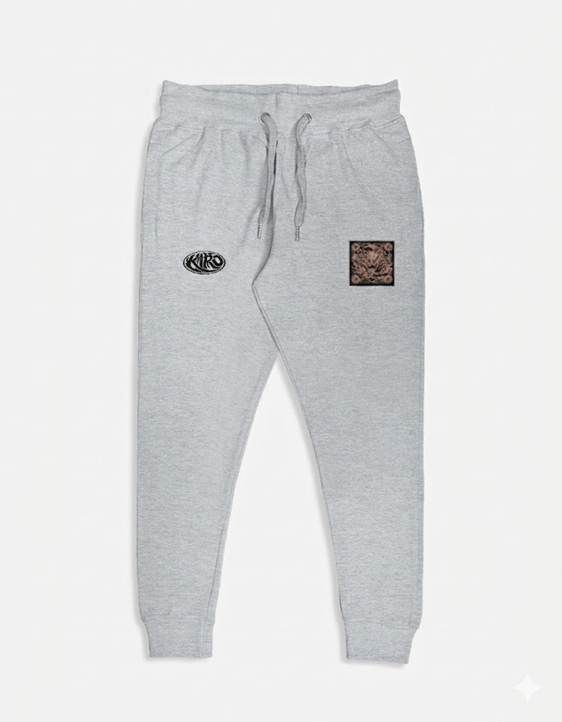 Kairo Mandala embroidery Joggers – Unisex Premium Cotton Streetwear