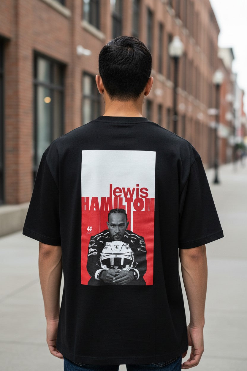 Lewis Hamilton 44 Oversized Tee – Kairo F1 Streetwear