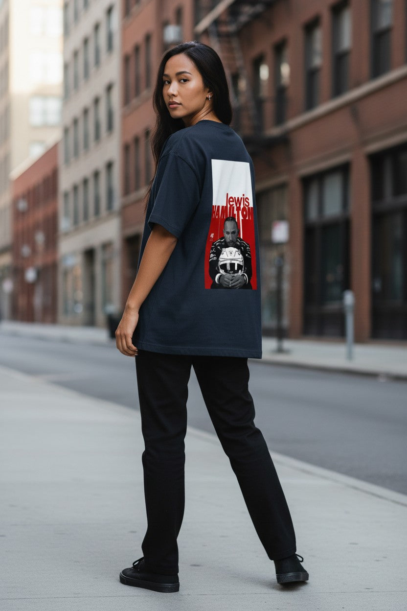 Lewis Hamilton 44 Oversized Tee – Kairo F1 Streetwear