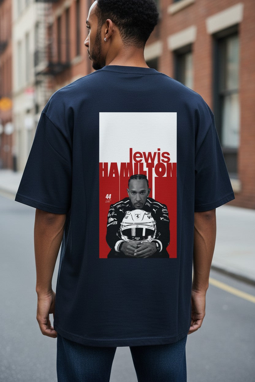 Lewis Hamilton 44 Oversized Tee – Kairo F1 Streetwear