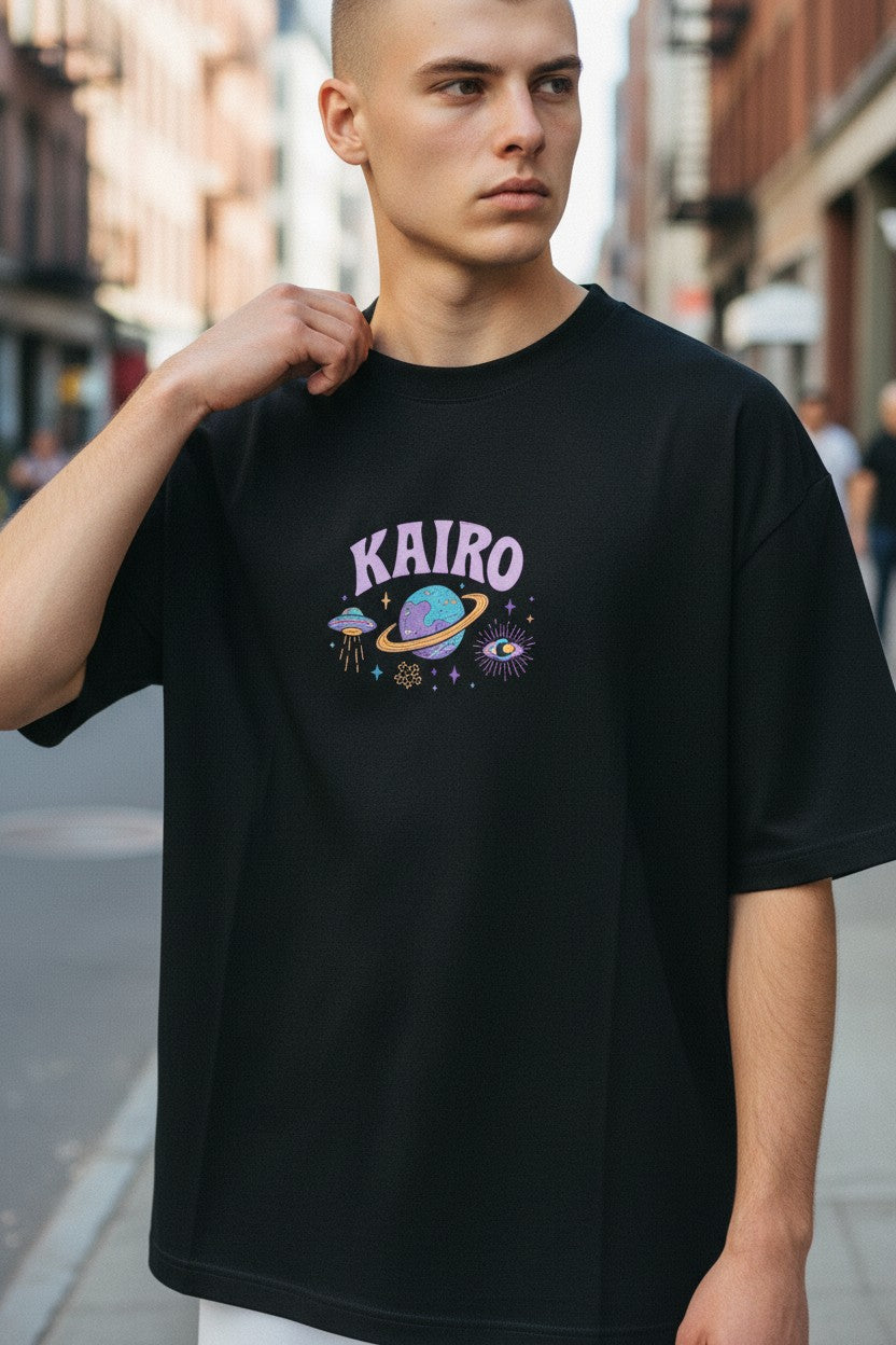 Psychonaut Oversized Tee – Kairo Cosmic Streetwear