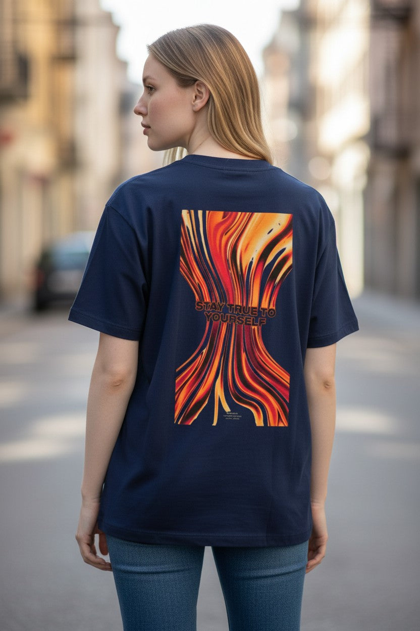 Never Look Back Oversized Tee – Kairo Streetwear