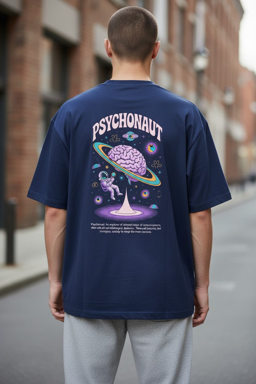 Psychonaut Oversized Tee – Kairo Cosmic Streetwear
