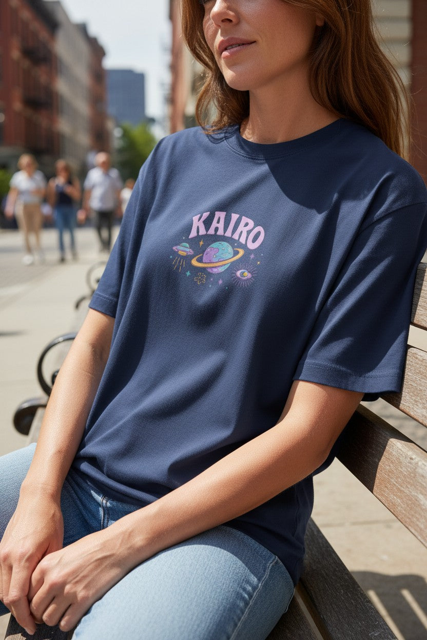 Psychonaut Oversized Tee – Kairo Cosmic Streetwear