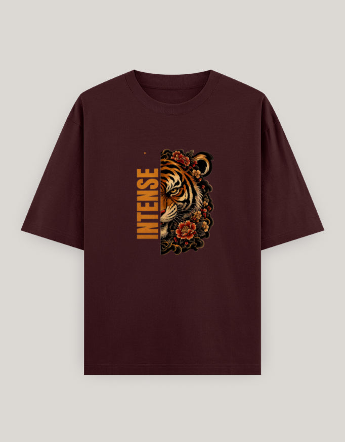 Intense Tiger Oversized Tee – Kairo Japanese Streetwear
