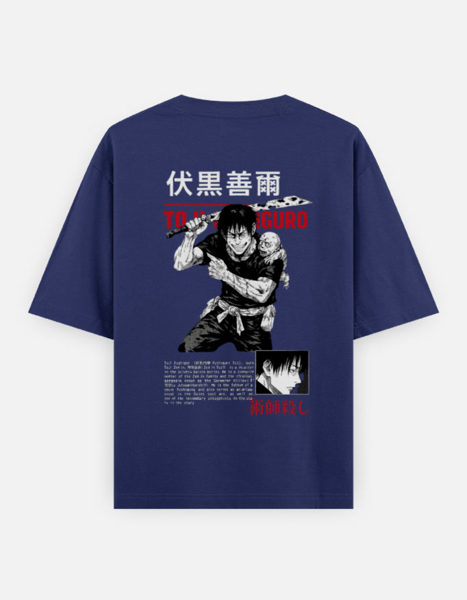 Toji Fushiguro Oversized Tee – Kairo Jujutsu Kaisen Streetwear