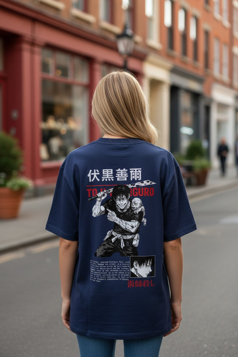 Toji Fushiguro Oversized Tee – Kairo Jujutsu Kaisen Streetwear
