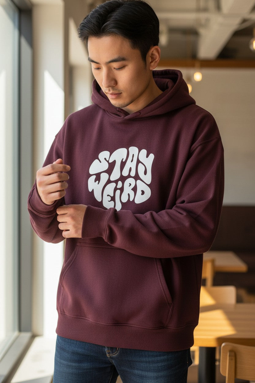 Stay Weird | Premium Unisex Oversized Hoodie – Kairo