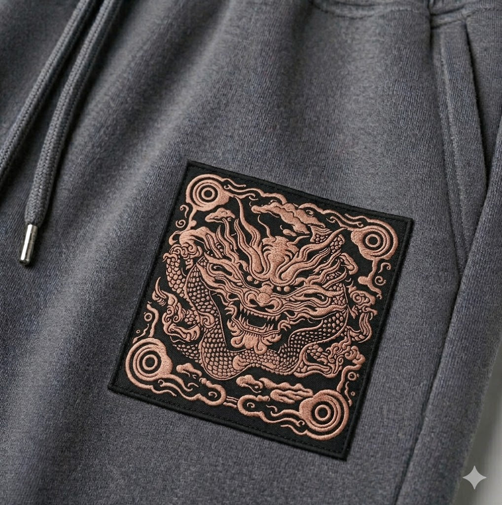 Kairo Mandala embroidery Joggers – Unisex Premium Cotton Streetwear