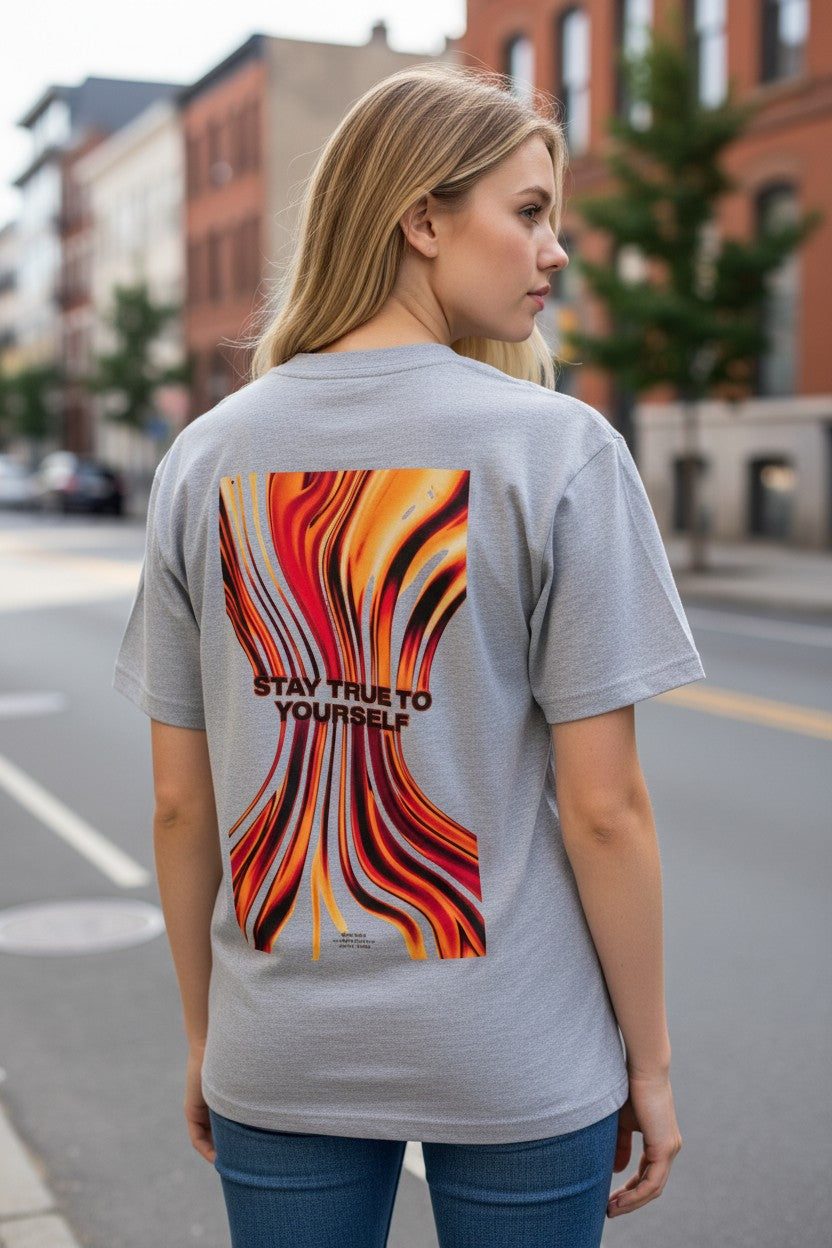 Never Look Back Oversized Tee – Kairo Streetwear