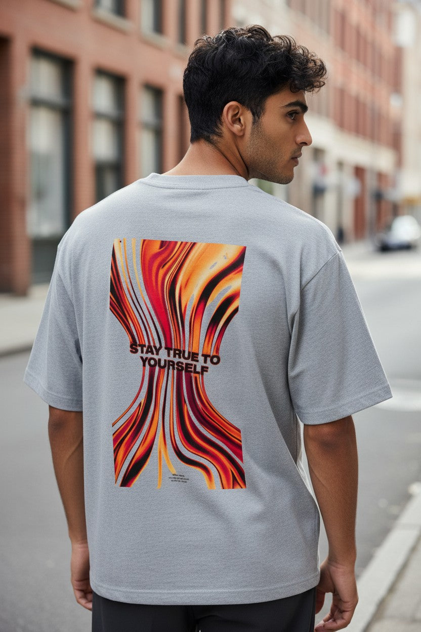Never Look Back Oversized Tee – Kairo Streetwear