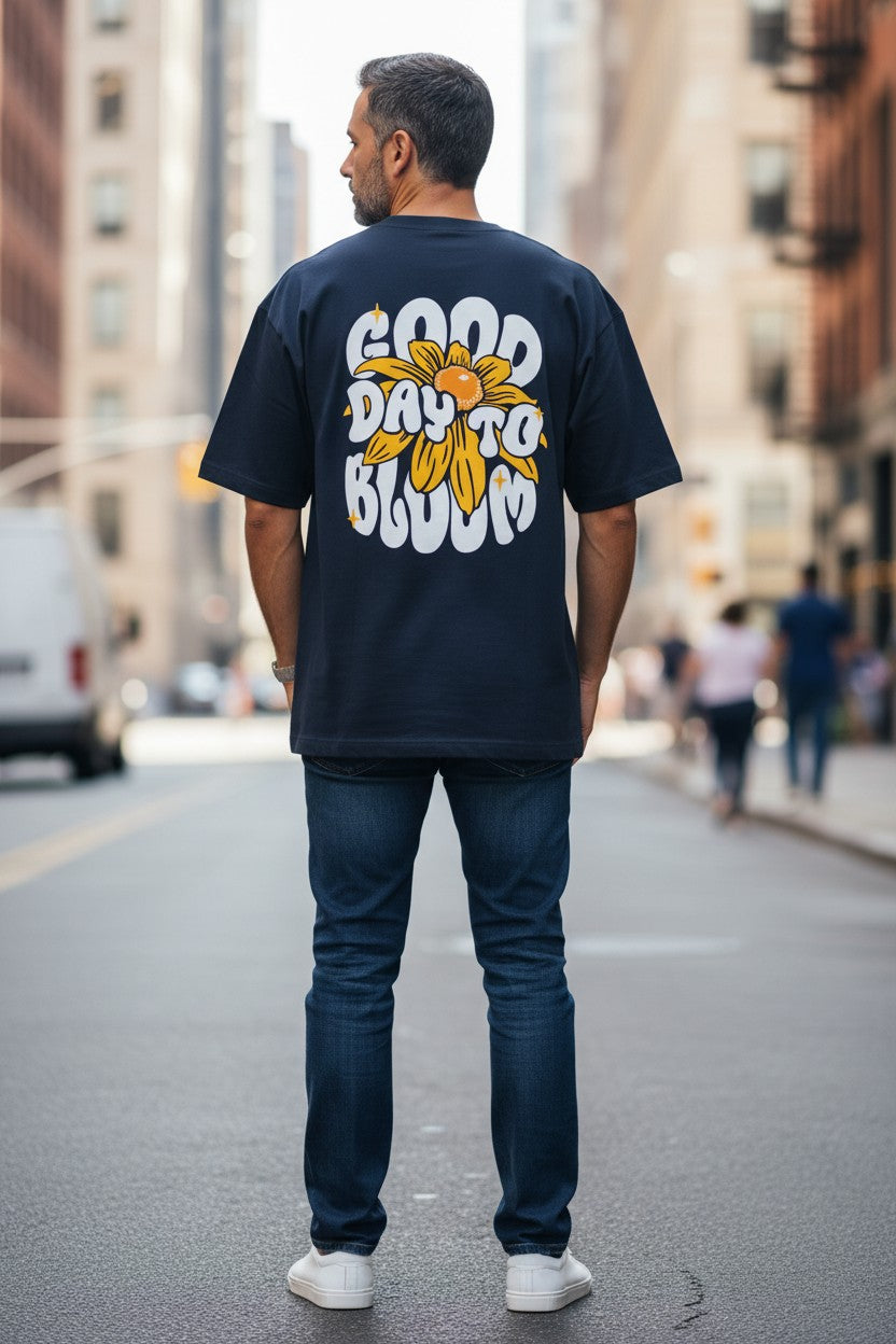Good Day to Bloom Oversized Tee – Kairo Streetwear