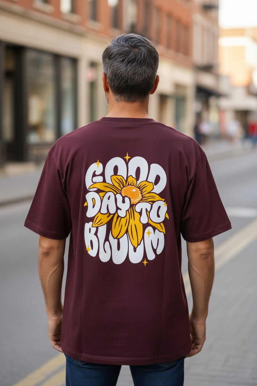 Good Day to Bloom Oversized Tee – Kairo Streetwear