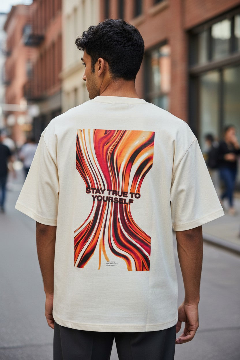 Never Look Back Oversized Tee – Kairo Streetwear