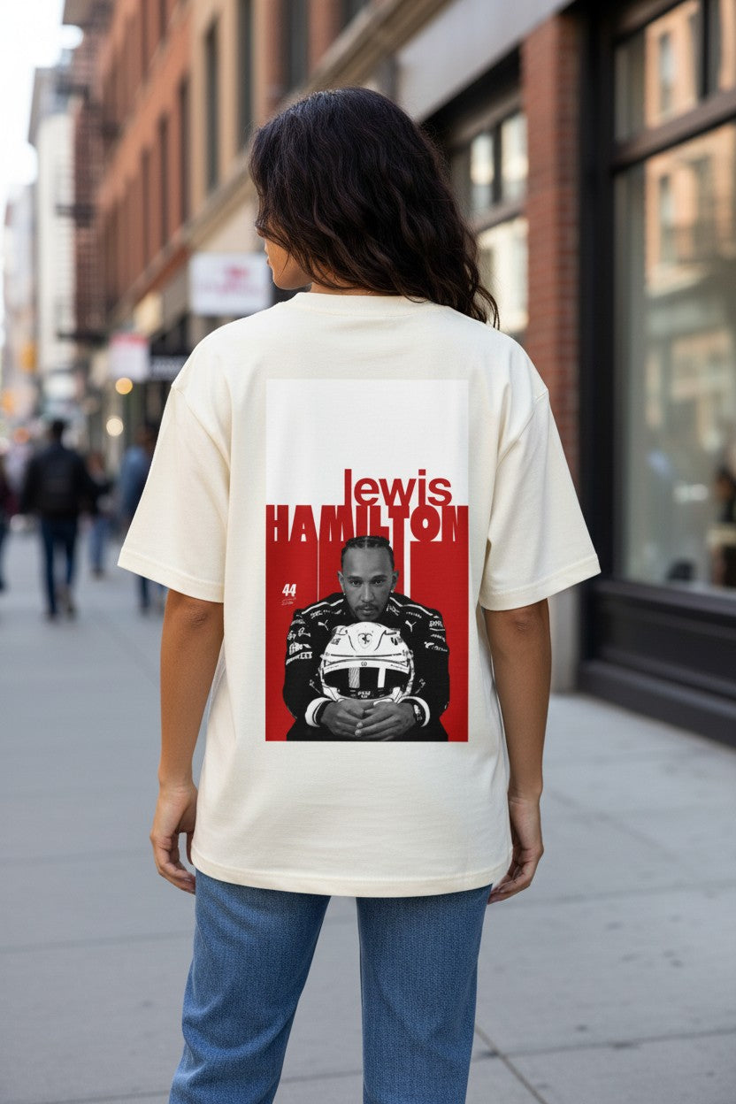 Lewis Hamilton 44 Oversized Tee – Kairo F1 Streetwear