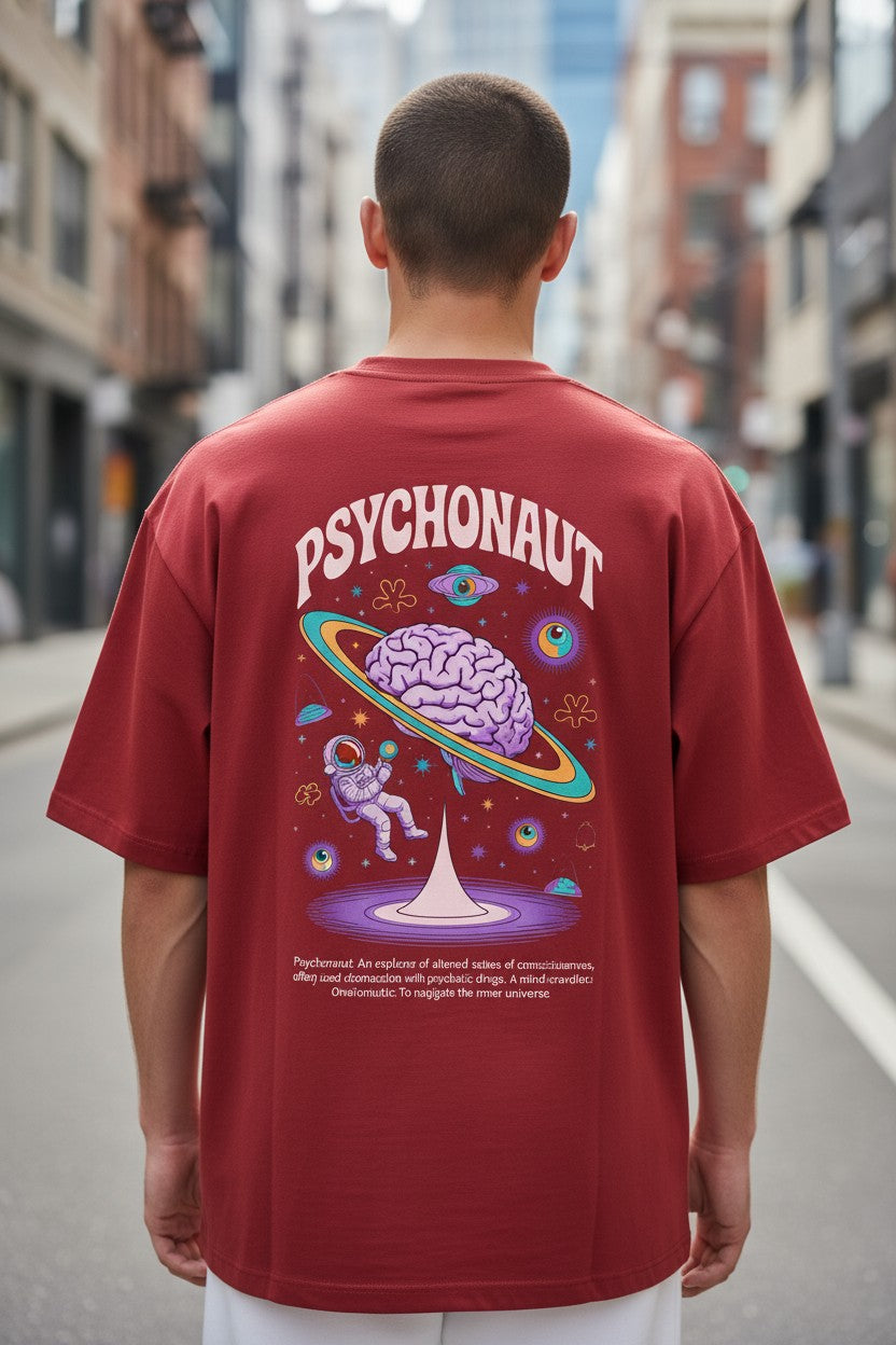 Psychonaut Oversized Tee – Kairo Cosmic Streetwear