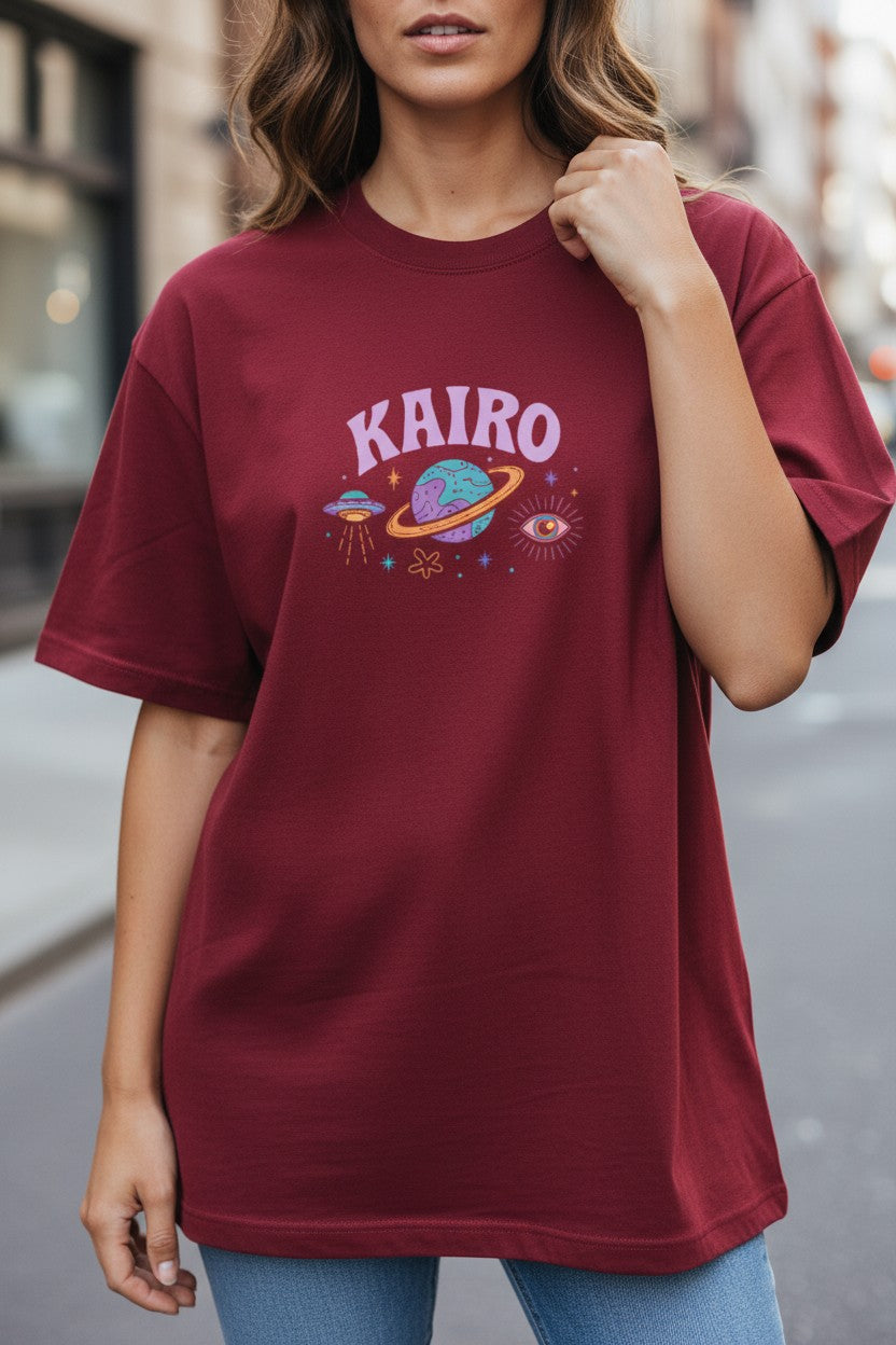 Psychonaut Oversized Tee – Kairo Cosmic Streetwear