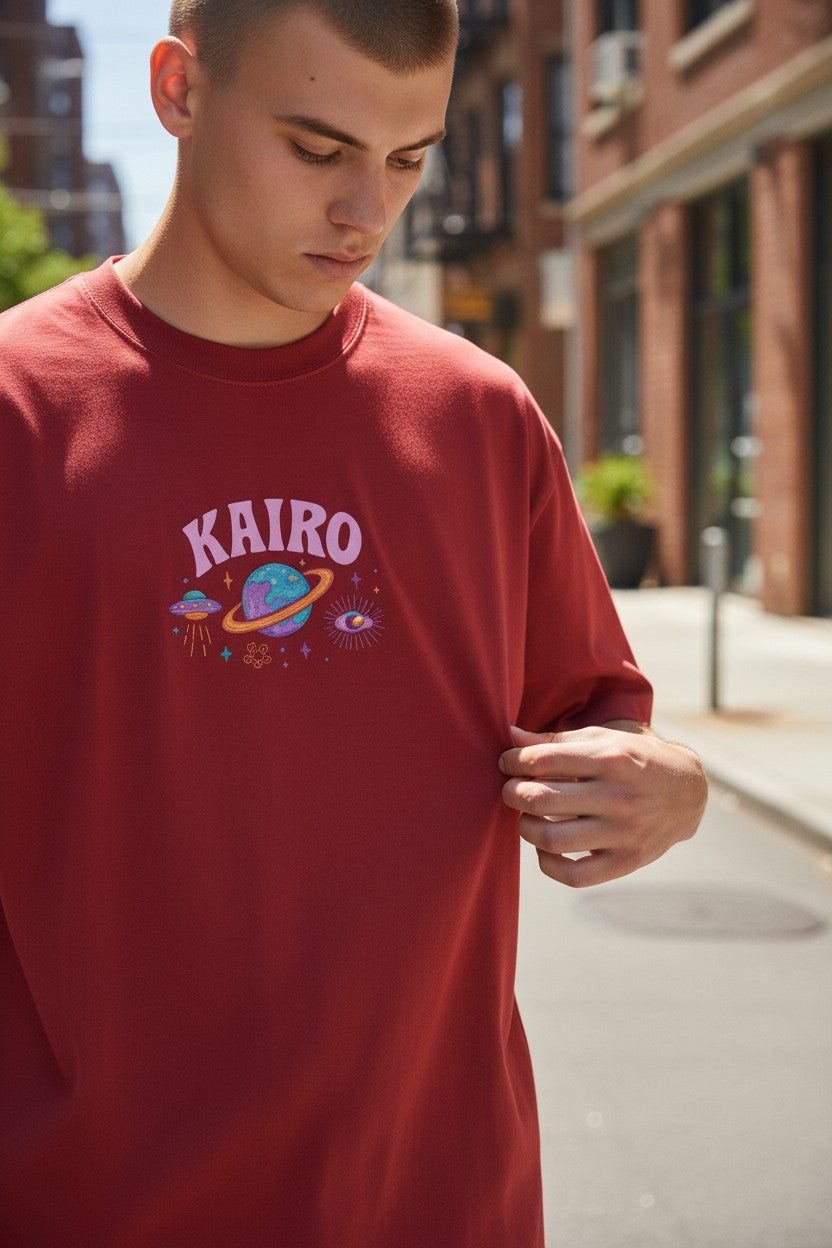 Psychonaut Oversized Tee – Kairo Cosmic Streetwear